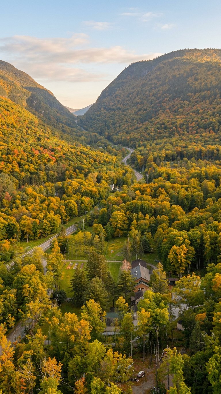 The valley in full autumn color